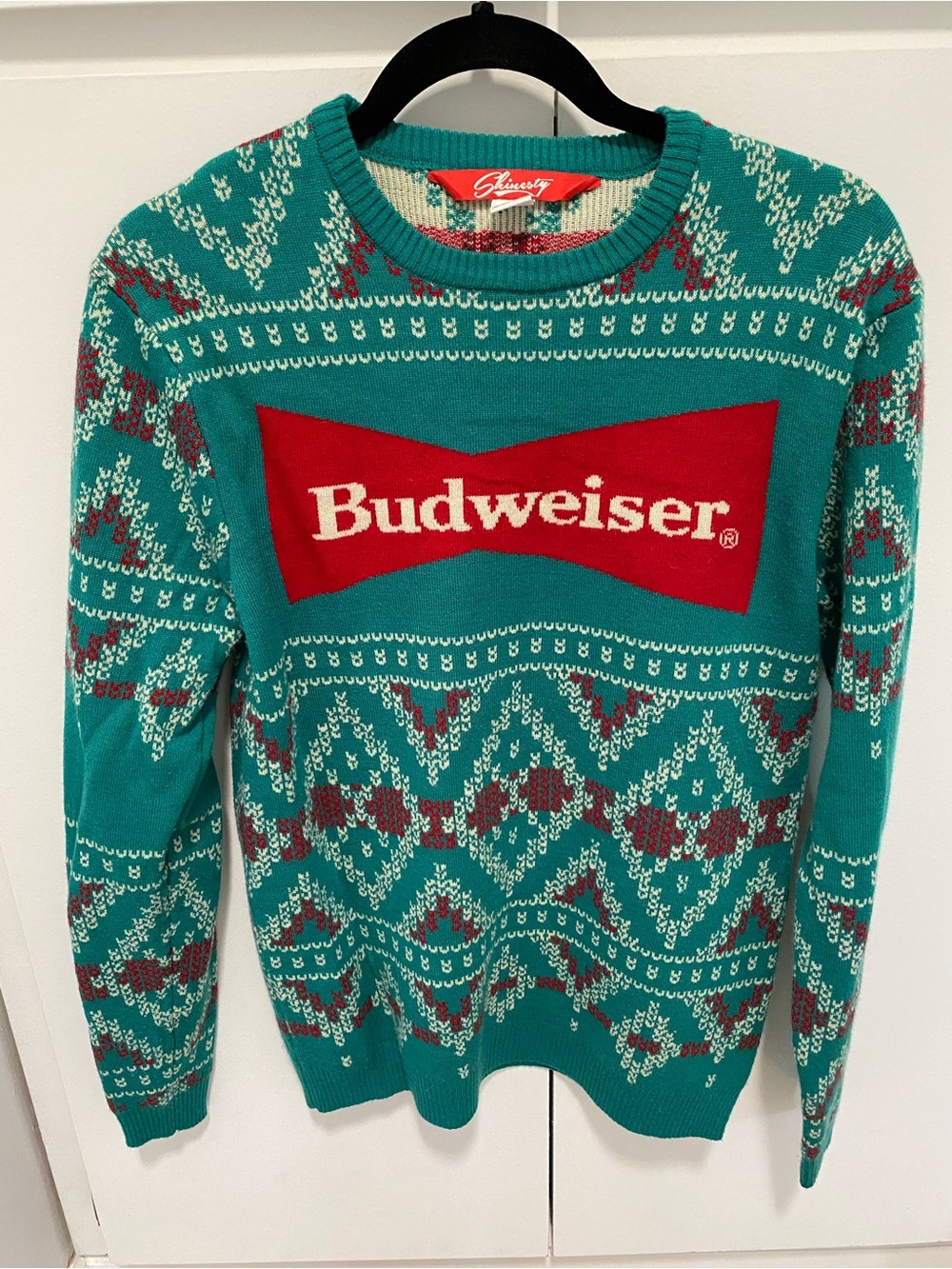 Shinesty Budweiser Christmas holiday sweater